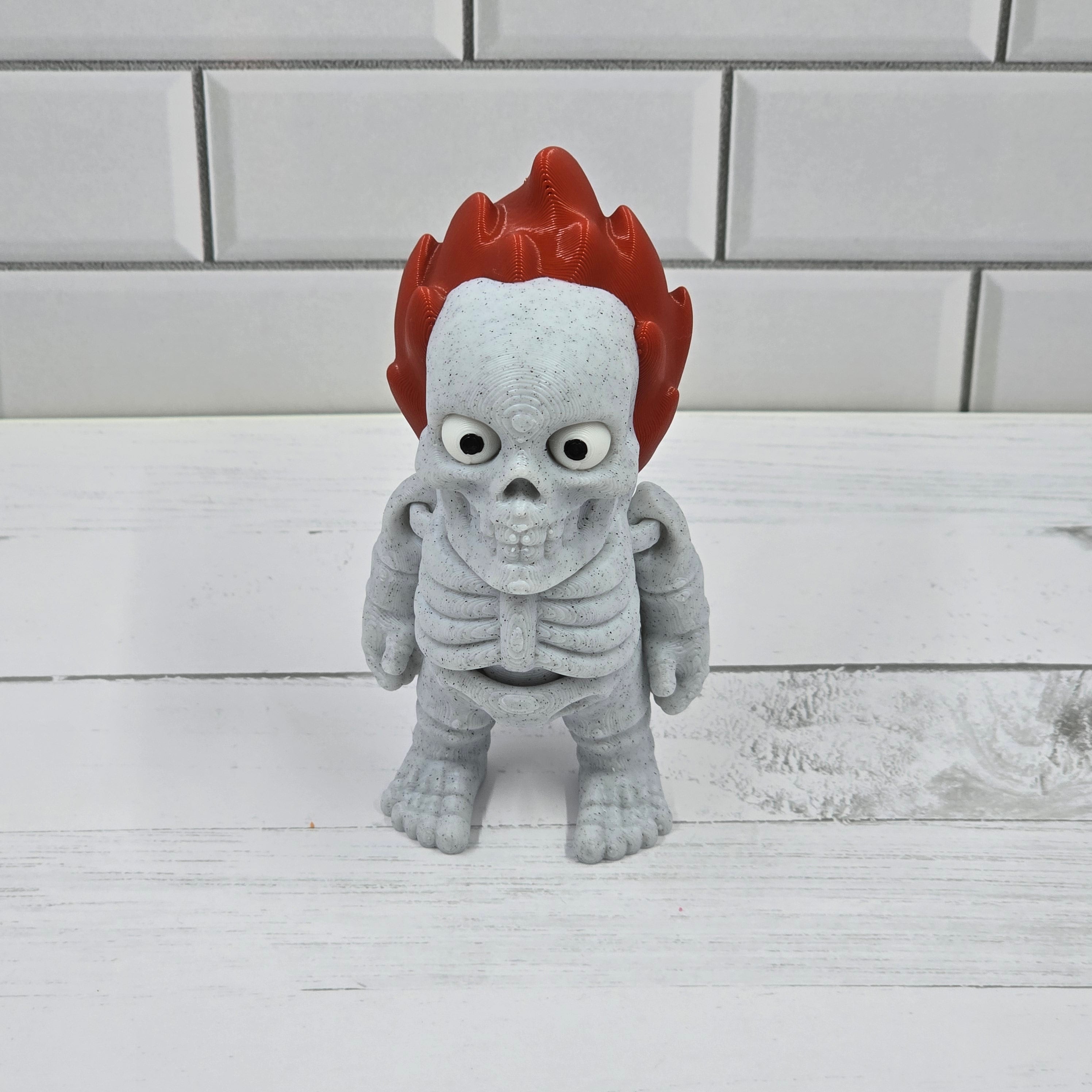 Fire Hair Skeleton